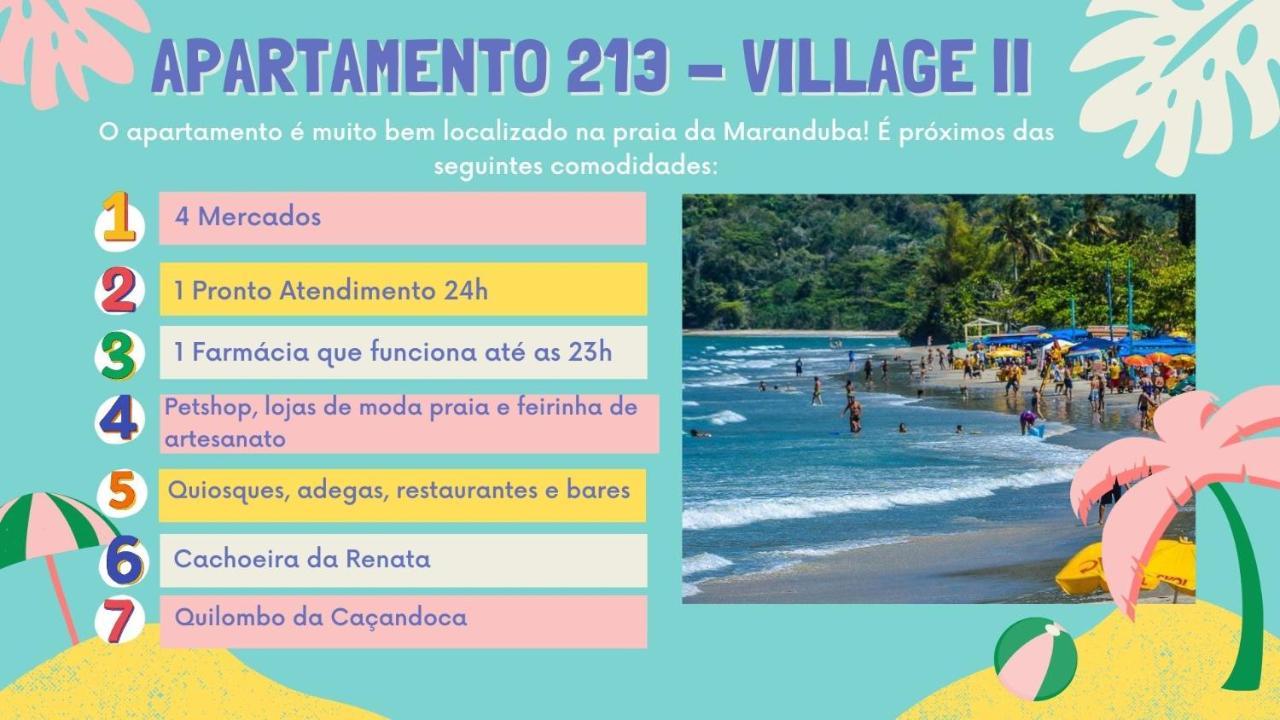 Apartamento Ubatuba 150M Do Mar Maranduba المظهر الخارجي الصورة